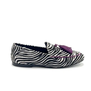 “Fiamma” Mocassino in Cavallino Zebrato