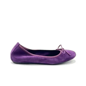 “Minnie” Ballerina in Camoscio Viola
