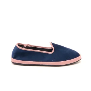 “Friulana” in Velluto Blu e Rosa