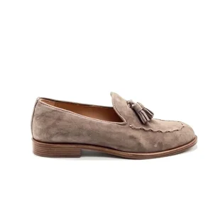 “Penny” Mocassino in Camoscio Fango