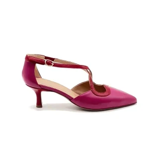 “Barbara” Decollete in Vernice Fucsia