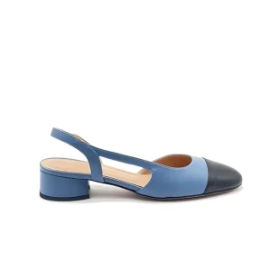 “Carolina” Slingback in Nappa Jeans