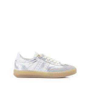SILKERS LOVE 01 SNEAKERS LAMINATO ARGENTO