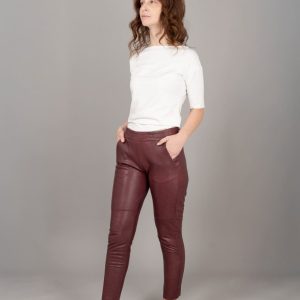 PANTALONE ELASTICO VERA PELLE
