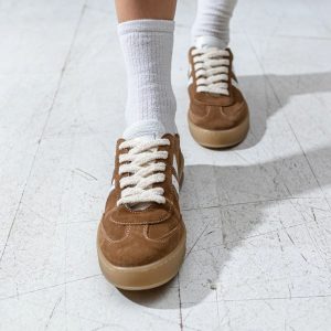 SILKERS LOVE 01 SNEAKERS CAMOSCIO CUOIO