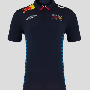 Red Bull Maglietta collo camicia, Castore, Max Verstappen, blu, 2024