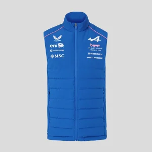 Alpine gilet, team, blu