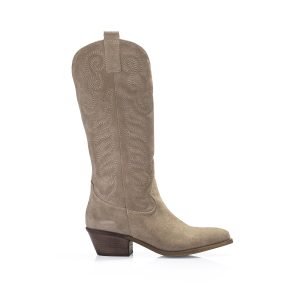 STIVALE TEXANO TX 36 CAMOSCIO TAUPE