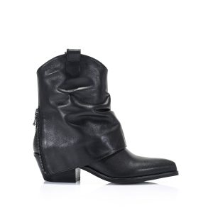 TRONCHETTO TEXANO TX 37 PELLE NERO