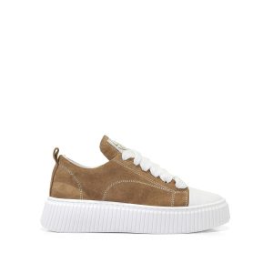 SILKERS VITA 20 SNEAKERS CAMOSCIO CUOIO