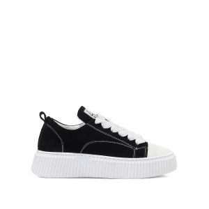 SILKERS VITA 20 SNEAKERS CAMOSCIO NERO