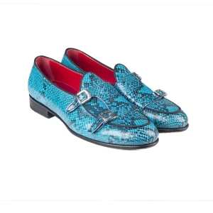 Belgian Loafer Pyton Blue – Art. 8613