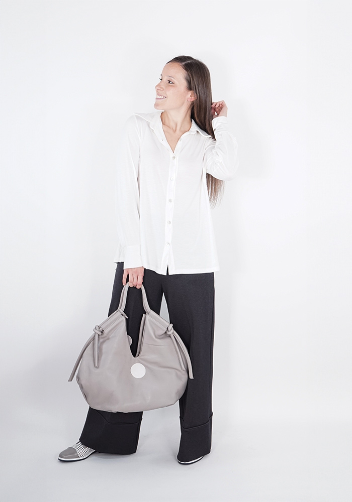 CAMICIA OVERSIZE IN VISCOSA - immagine 5