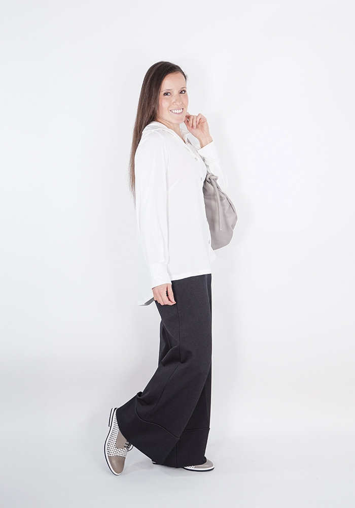 CAMICIA OVERSIZE IN VISCOSA - immagine 3