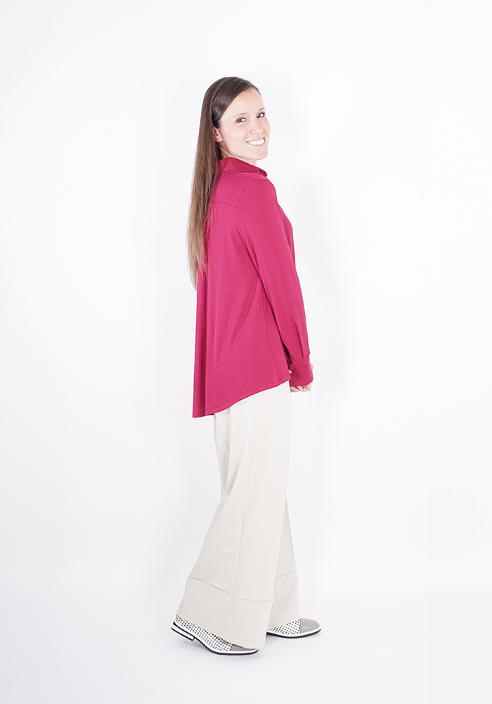 CAMICIA OVERSIZE IN VISCOSA - immagine 9