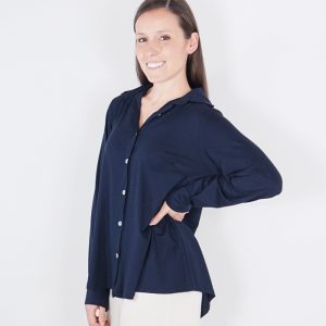 CAMICIA OVERSIZE IN VISCOSA