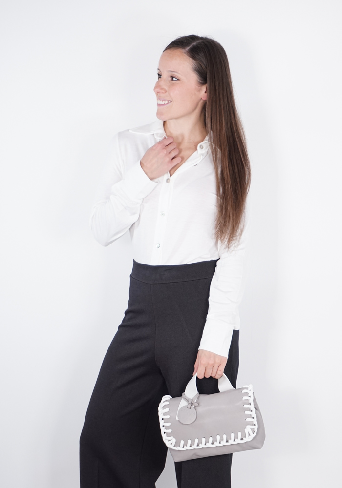 CAMICIA SLIM IN VISCOSA - immagine 4