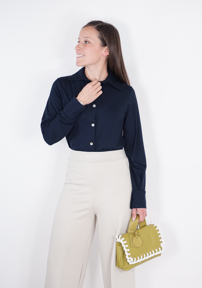 CAMICIA SLIM IN VISCOSA - immagine 5