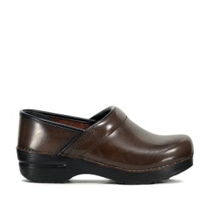 Classico zoccolo Dansko in pelle cabrio hickory marrone