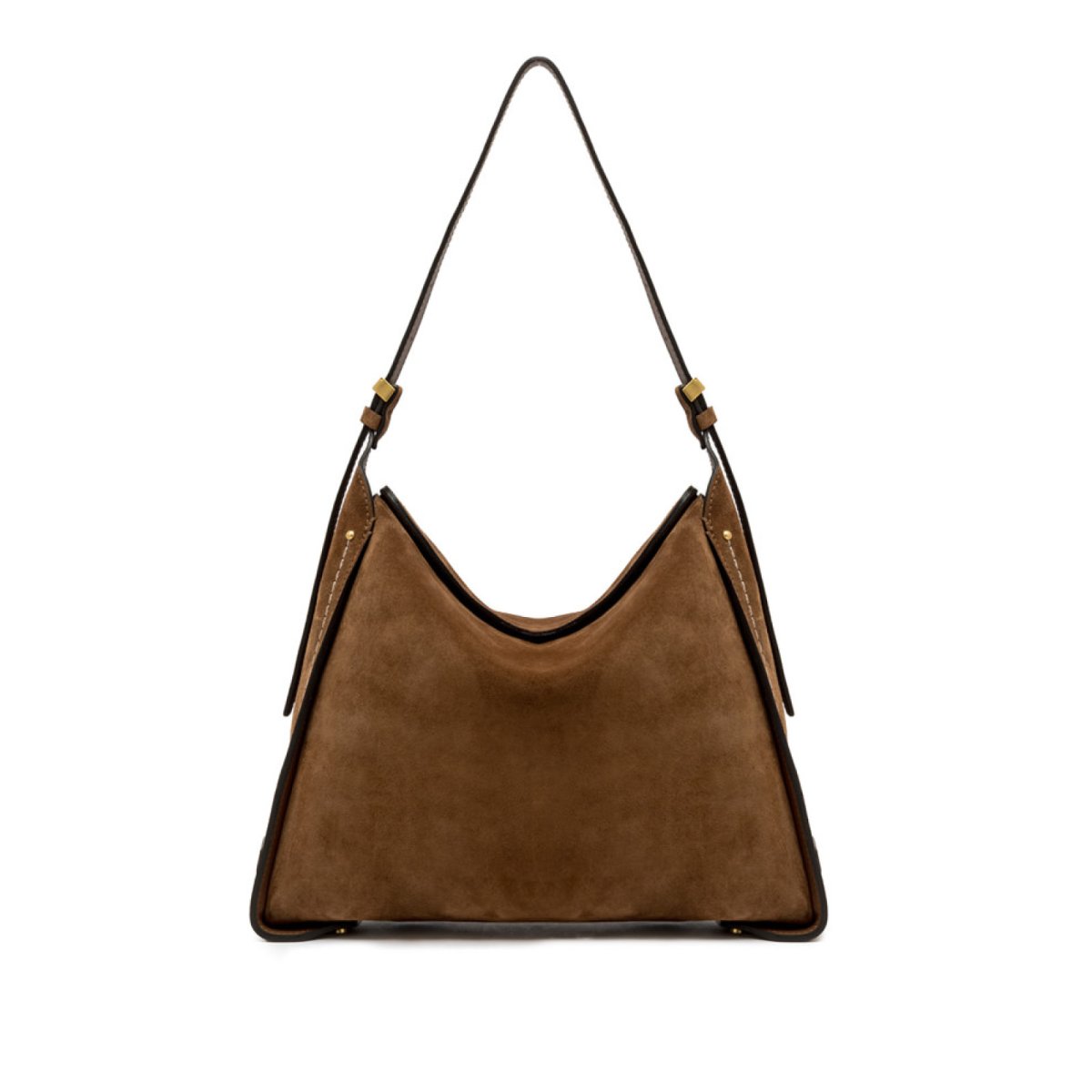 Borsa Penelope in pelle scamosciata cognac - immagine 2