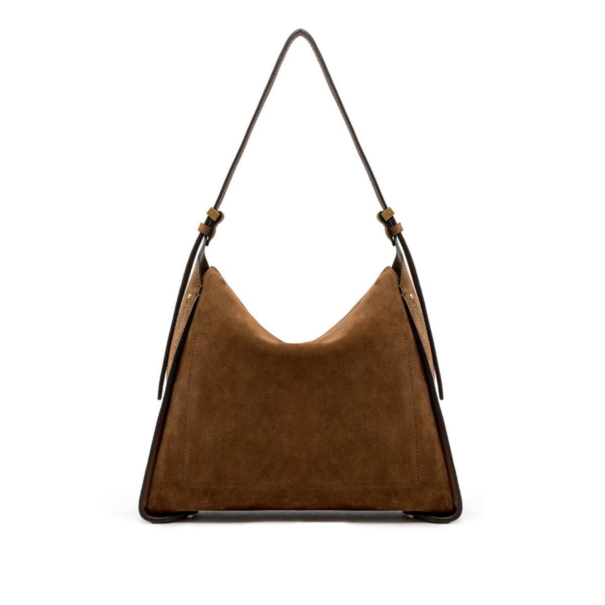 Borsa Penelope in pelle scamosciata cognac - immagine 8