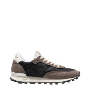 Sneakers in materiali Animal Free Certified nero e grigio