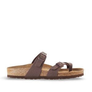 Sandalo infradito Mayari marrone con cinturino attorno all’alluce