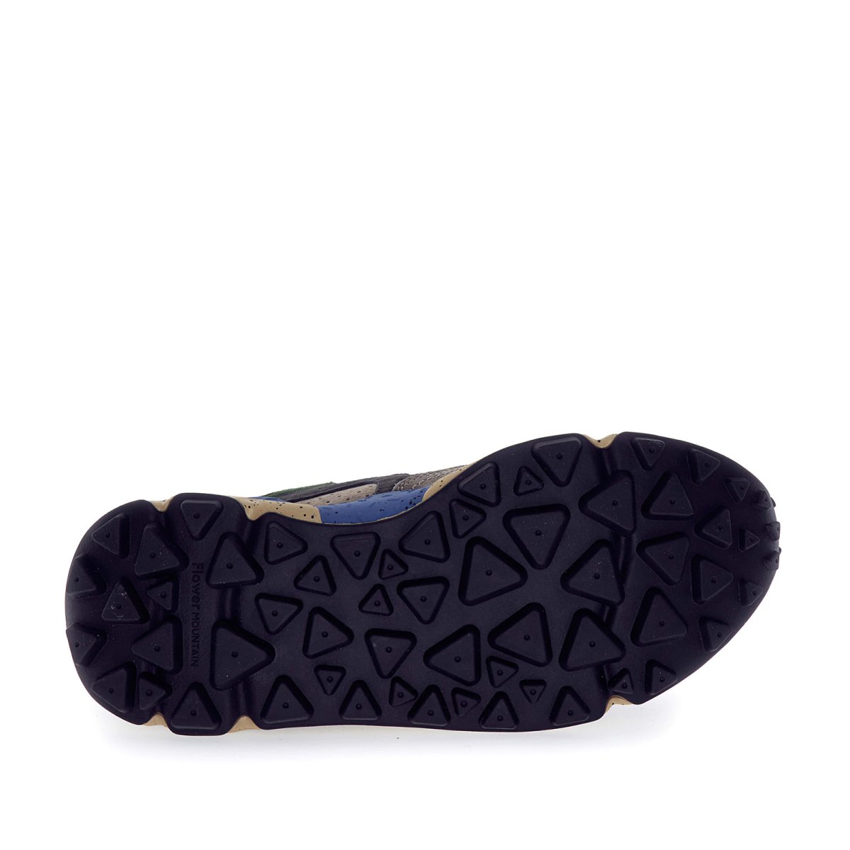 Sneakers Yamano 3 marrone scuro, grigio e verde - immagine 4