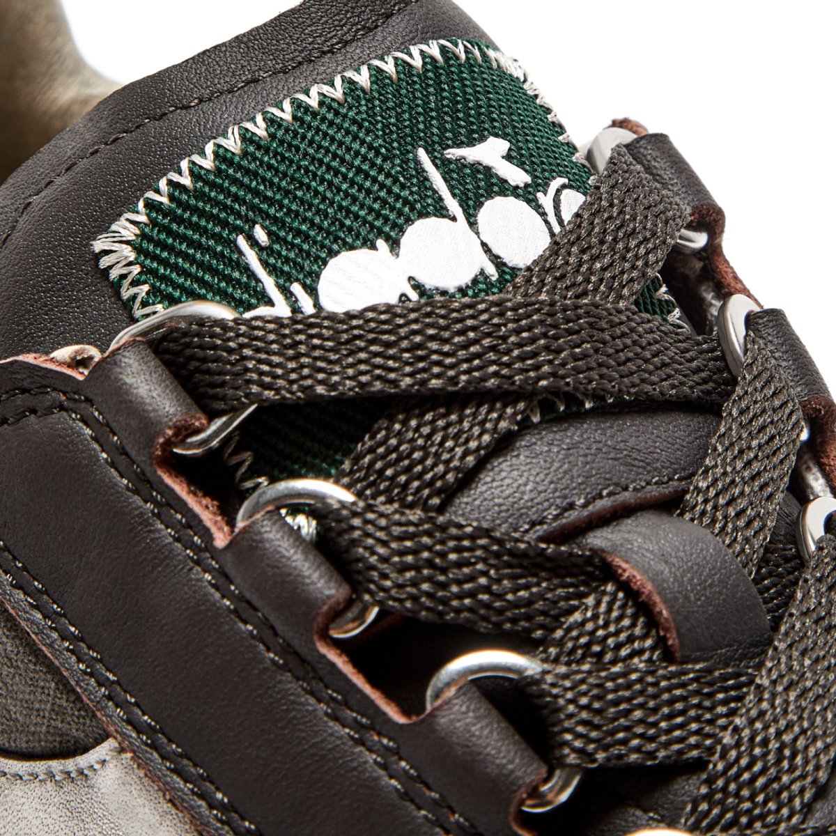 Sneakers Heritage Equipe in suede fango e canvas stonewash marrone - immagine 8