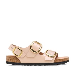 Sandalo Milano in pelle spazzolata beige