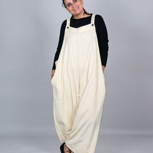 MAXI SALOPETTE IN VELLUTO A COSTE