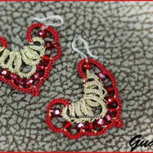 Pattern orecchini di San Valentino