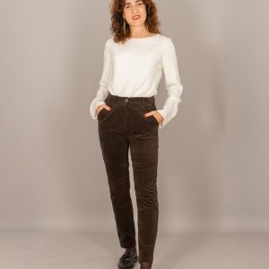 PANTALONI ACCIUGHINA IN VELLUTO