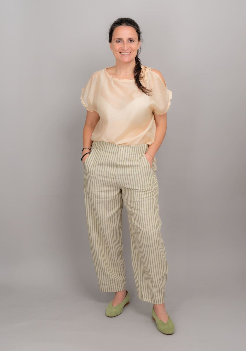 PANTALONE BAGGY BOTTONCINO