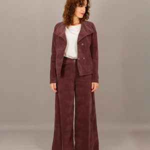 PANTALONE PALAZZO IN VELLUTO