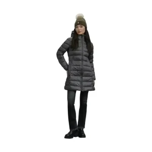 Piumino lungo a righe agnes Donna Blauer