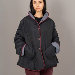 Piumino nuvola collo vulcano midi