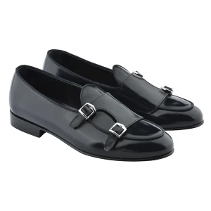 Belgian Loafer Cesar Navy Black Blue –  7501