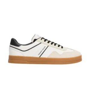 Sneakers The Greenwich con mix di texture e pelle Uomo Tommy Hilfiger Jeans
