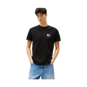 T-shirt con logo bandierina sul retro Uomo Tommy Hilfiger Jeans