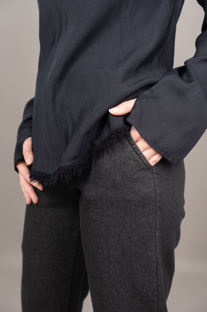 TOP MANICA LUNGA IN CASABLANCA - immagine 6