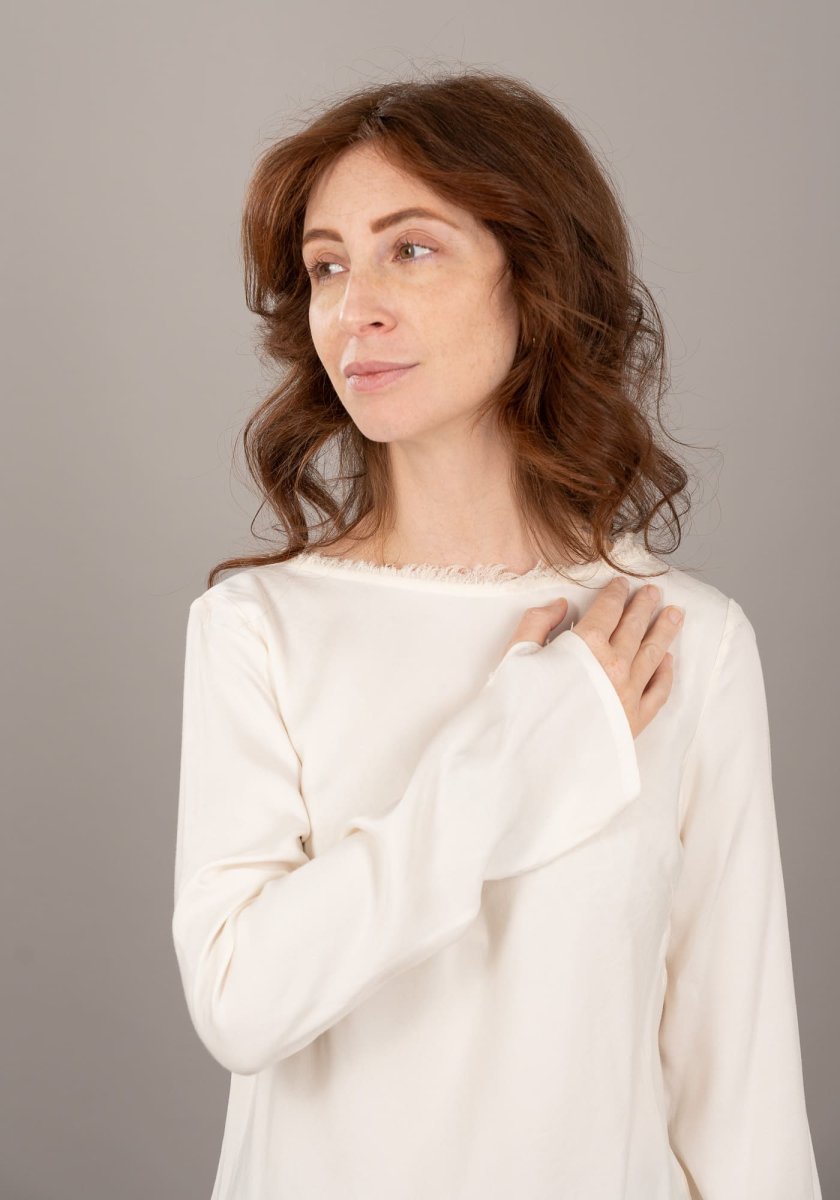 TOP MANICA LUNGA IN CASABLANCA - immagine 7