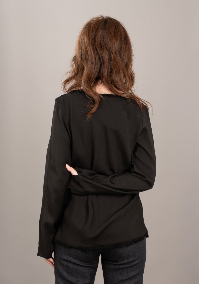 TOP MANICA LUNGA IN CASABLANCA - immagine 9