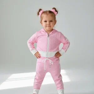 Tuta Elasticizzata Baby Rosa 20560