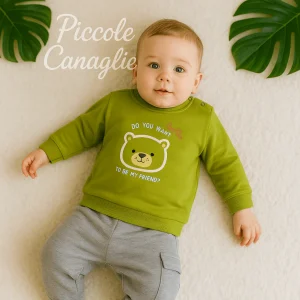 Tuta Teddy Verde Mela