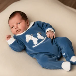 Tutina Ciniglia Cavallino Blu 30412