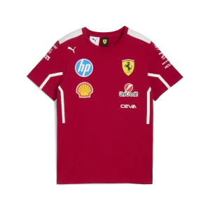 Scuderia Ferrari Team Maglietta Girocollo Bambino 🔥